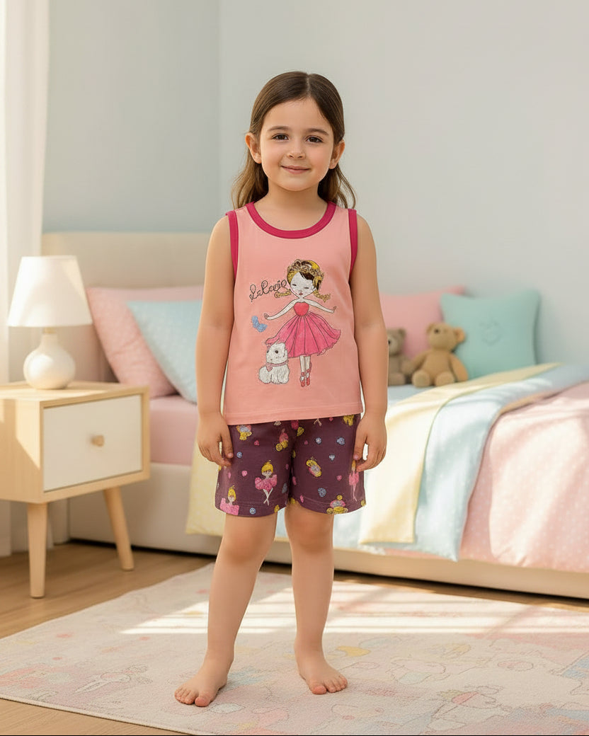 Ballerina 2-pieces Short Set (3 up to 6 years)