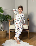 Trucks Patterned Cotton Pyjama Set (2-8 Years)