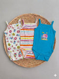 Playful Safari & Elephant 3-pcs Bodysuit Set (36 months)