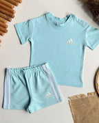 Adidas Basic Set-Blue(6 months-3 years)