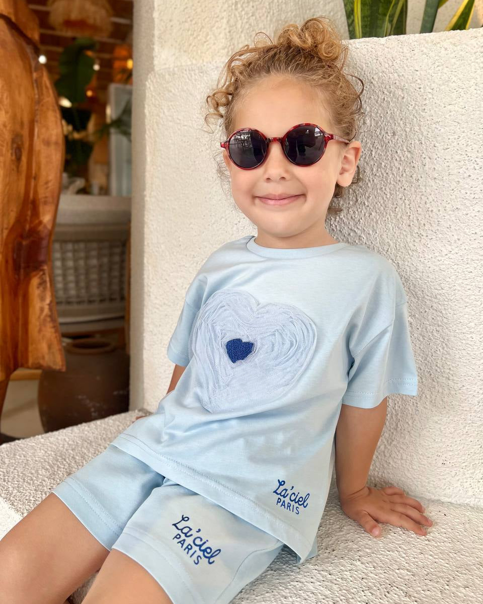 La'ciel Heart Shorts Set ( 2-10 years)
