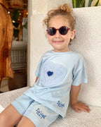 La'ciel Heart Shorts Set ( 2-10 years)