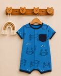 Baby Boy Crap Print Romper