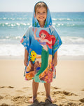 Siren Hooded Poncho Girl Towel