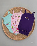 Happy Animals 3-pcs Bodysuit Set (18  months)