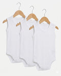 3-pcs Pack Cut Sleeve Bodysuits (6 up to 36 months)