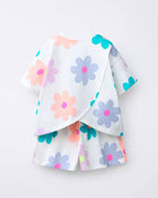 Bright Bloom Print Short Set ( 2-8 years)