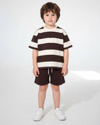 Striped Pattern Short Set -Available In 3 Colors (3-10 years)