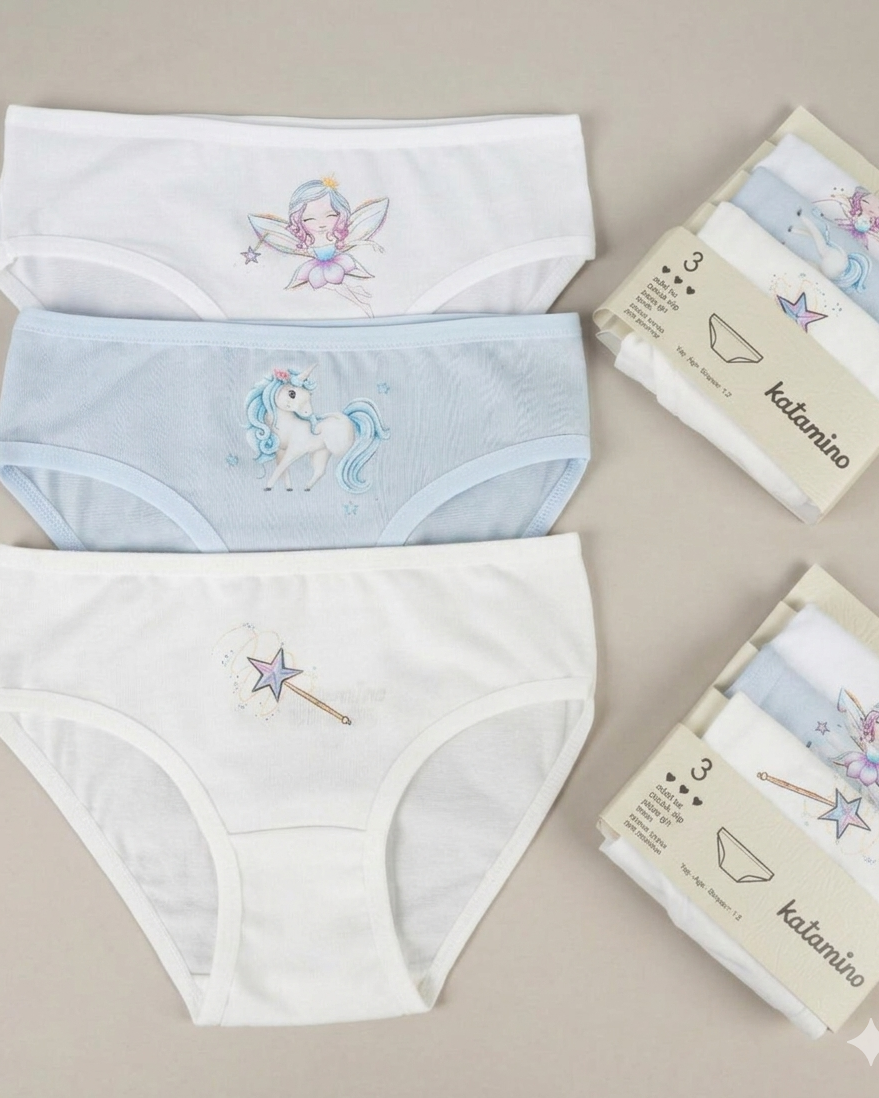 3 briefs Set for girls