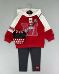 Minnie Mouse Sweat Cotton Top and Legging