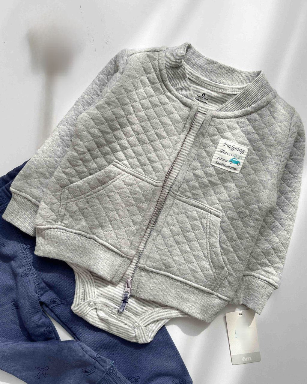 3-pcs cotton jacket set