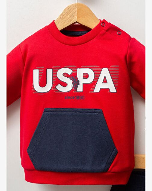 U.S. Polo Assn Red and Navy Cotton set