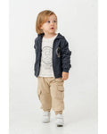 Little Explorer Hooded Jacket & Cargo Jogger Outfit