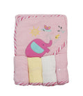 HOODED BATH TOWEL WITH FACE TOWEL
