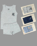 Set of Vest and Boxer for Boys- Rocket Print (1-8 years)