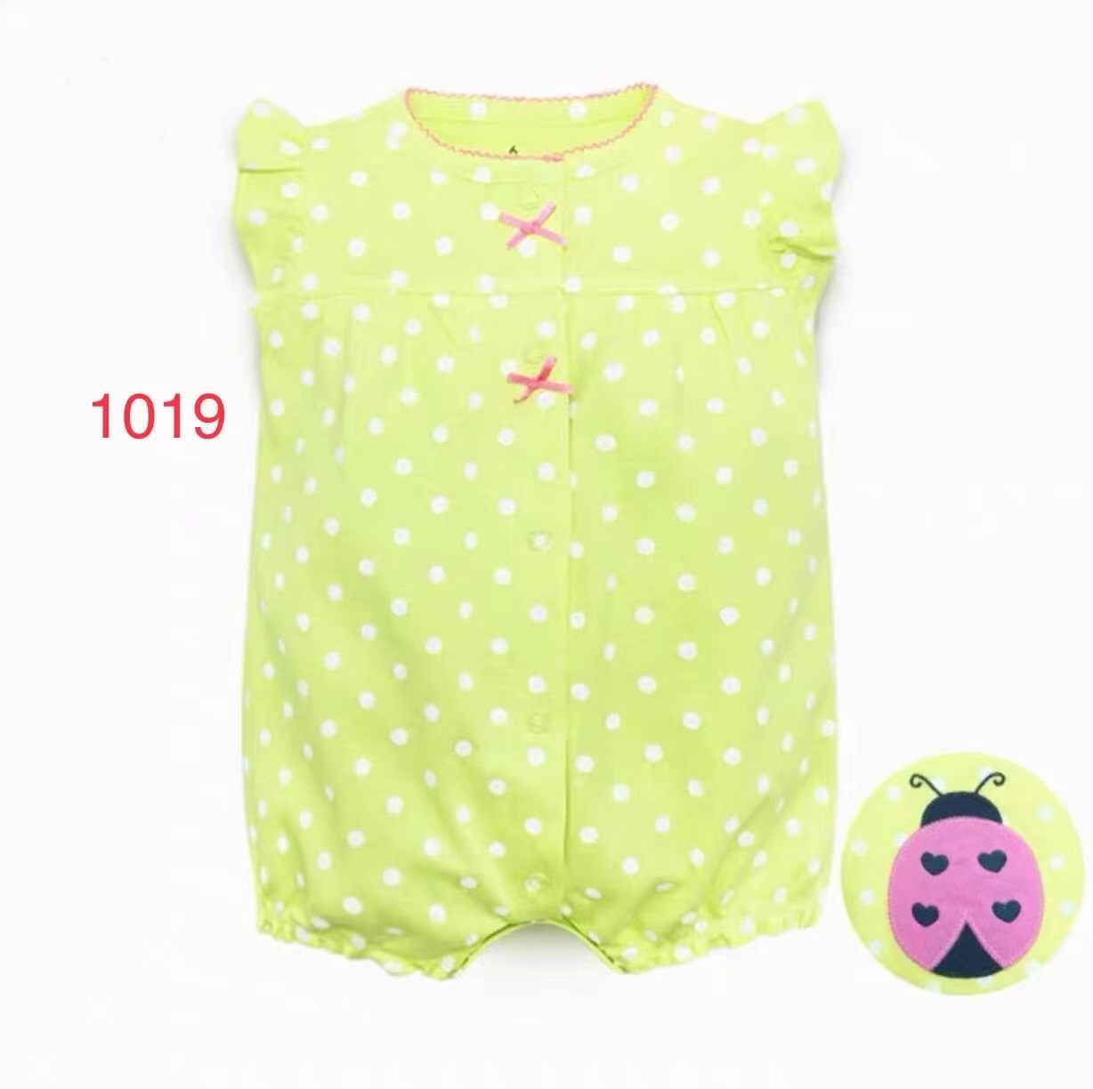 Lady Bug Print Romper