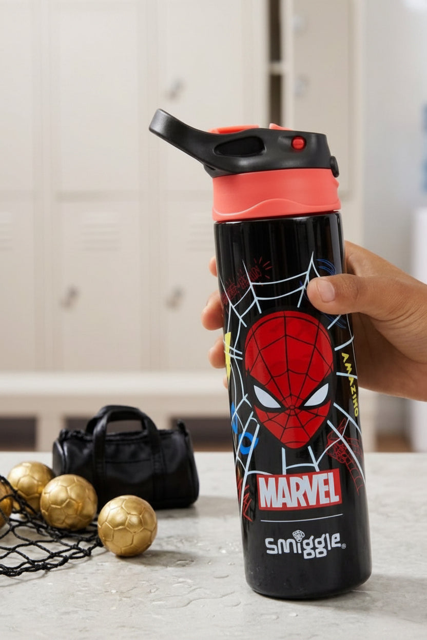 Smiggle Water Bottle - Spider-Man | 650ml