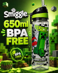 Smiggle Water Bottle - MineCraft | 650ml