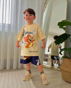 Tom And Jerry Cotton Short Set (3 colors)