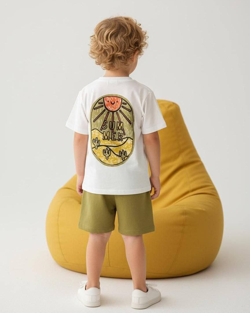 Watermelon Sun Shorts Set-Available In 3 Colors (1-4 years)