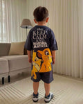Calm Lion King  Cotton Short Set (9-10 years)
