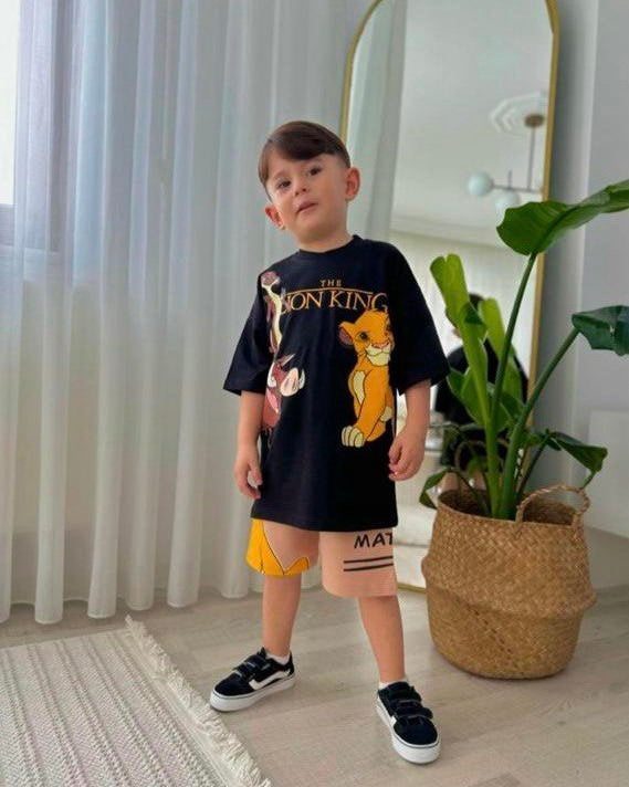 Lion King Cotton Short Set