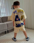 BatMan Cotton Short Set(5-6 years)