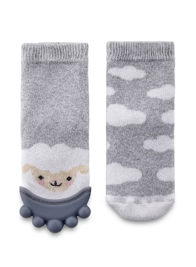 BabyJem Baby Teething Socks 3-12 Months
