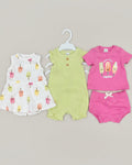 4-Piece Popsicle Mix Girl Summer Set (3-18 months)
