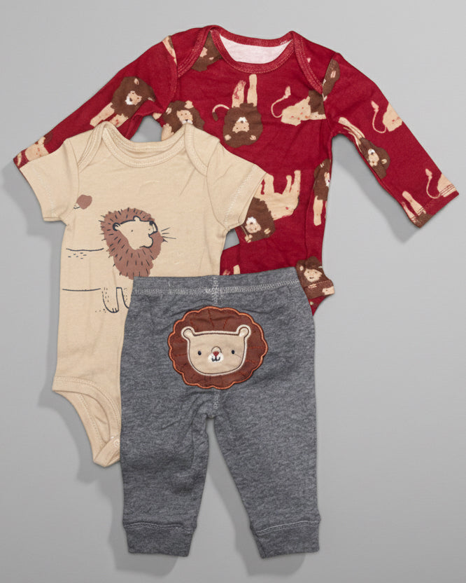 3-Piece Lion Outfit Set
