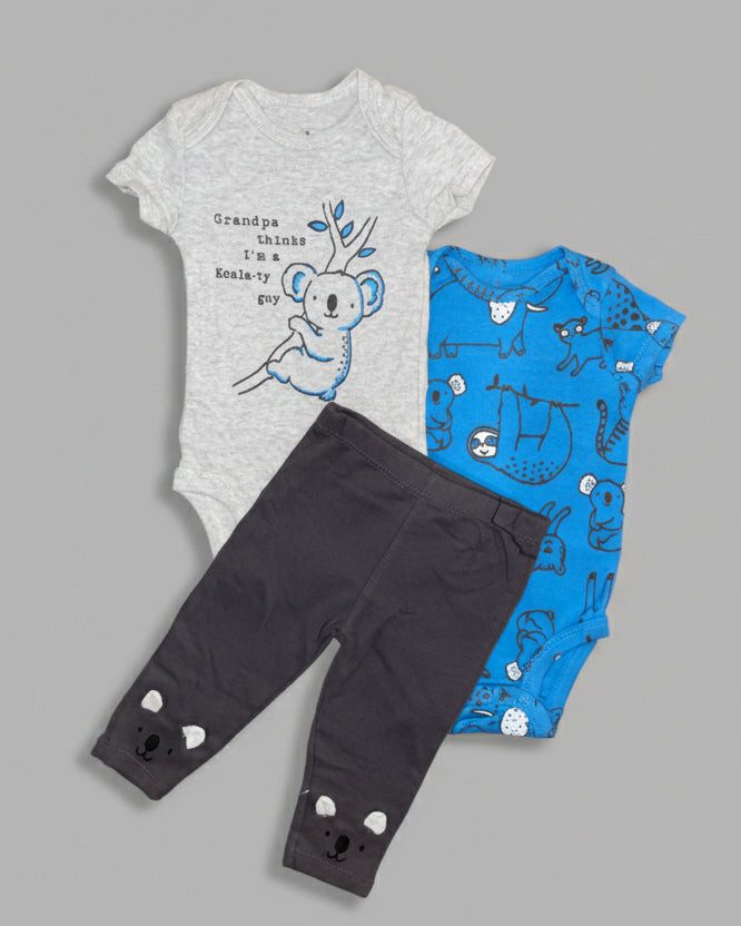3-Piece koala Outfit Set