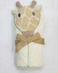 UNISEX HOODED BATH TOWEL -Giraffe