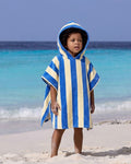 Striped Hooded Poncho Towel