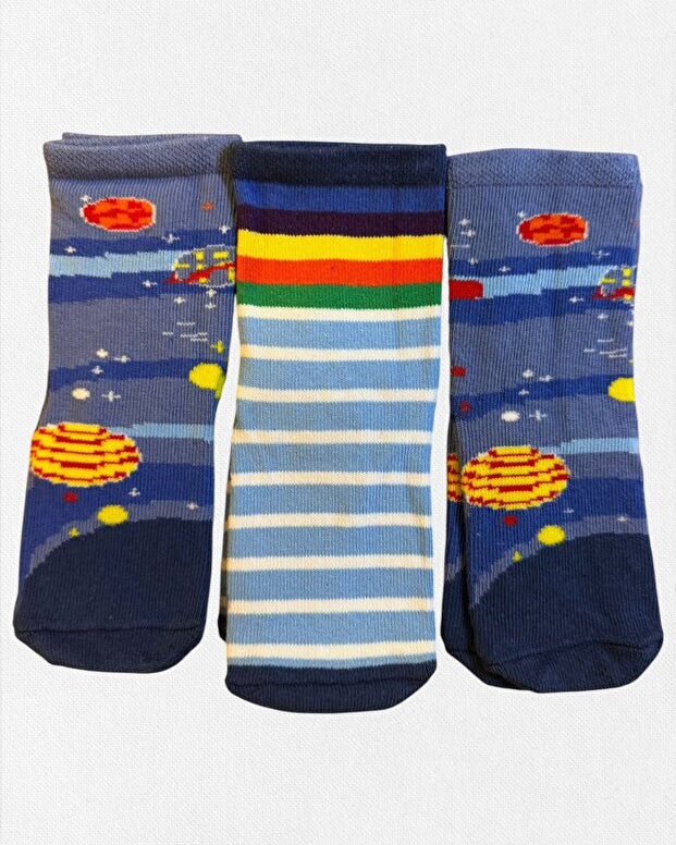 Defne 3-Pairs Basic Socks