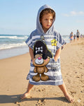 Little Pirate Hooded Poncho Towel