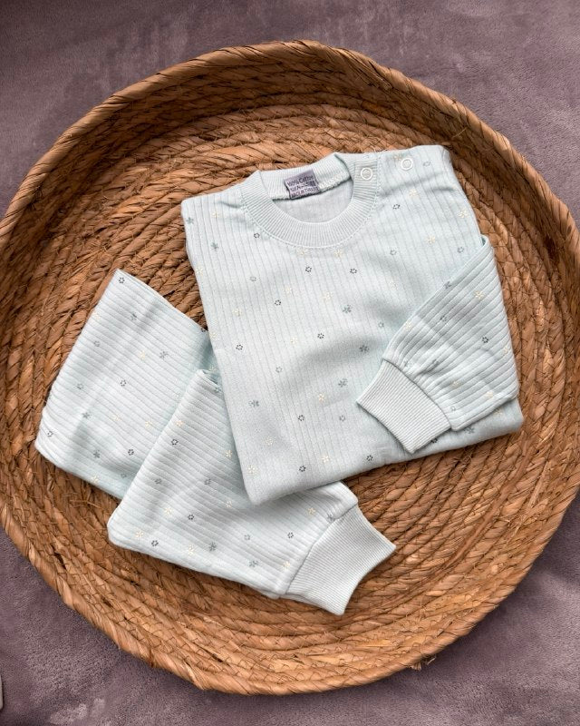 Mint Green Cotton Pyjama Set