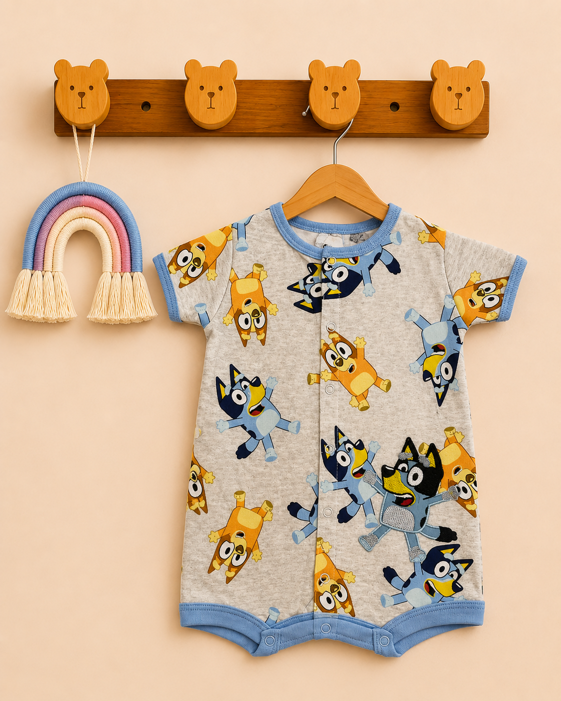 Bluey One-Piece Cotton Romper
