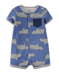 Blue Cotton Romper (18 months)