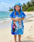 Frozen Hooded Poncho Towel