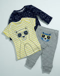 3-Piece Bear Outfit Set