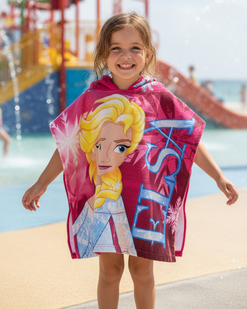 Elsa Hooded Poncho Towel