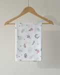 Wildflower Print Unisex Muslin Baby Blankets