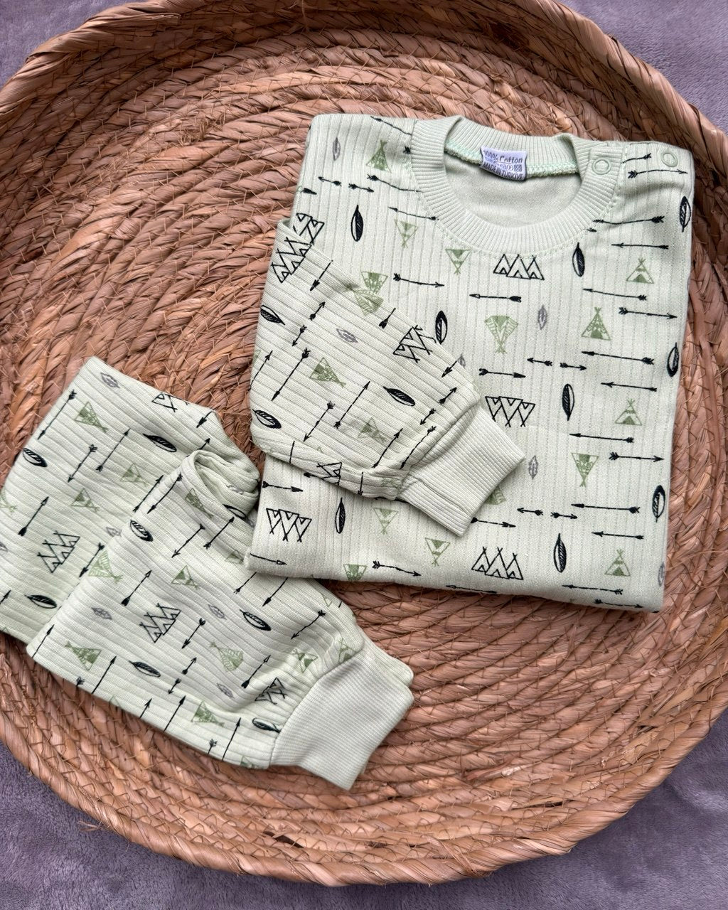 Forest Camp Unisex Cotton Pyjama Set (1-2-3 Years)