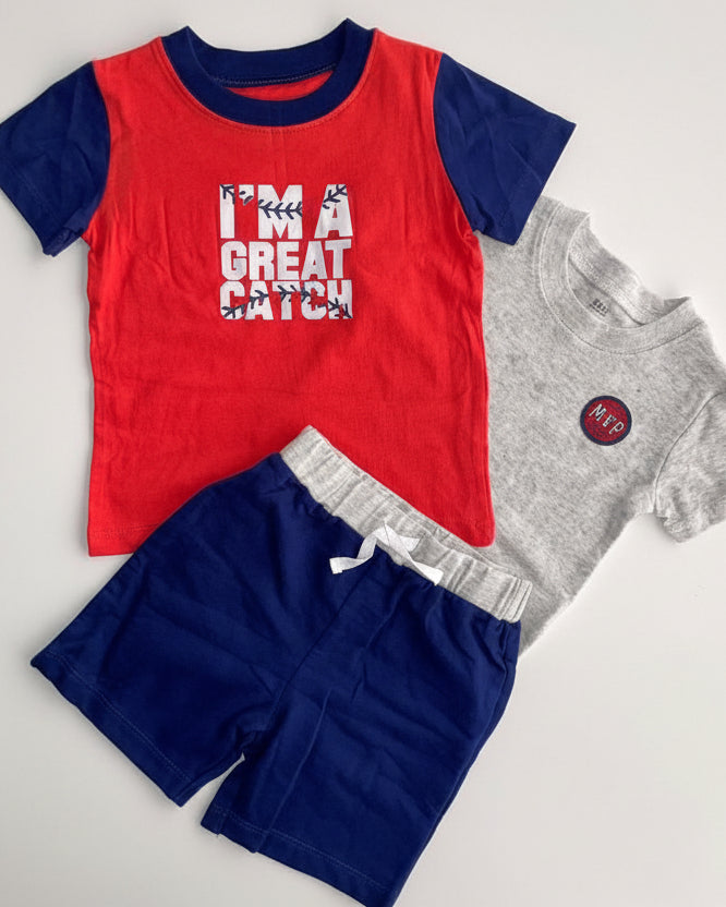 Baby Boy 3-Pcs Summer Set- MVP