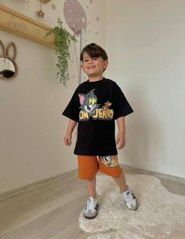 Tom And Jerry Cotton Short Set (3 colors)