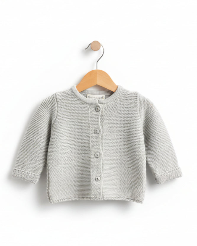 Grey Knit Cardigan