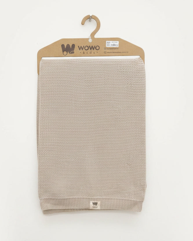 Triko Cotton Blanket-Beige