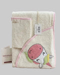 Unicorn Baby Towel Set With loofah