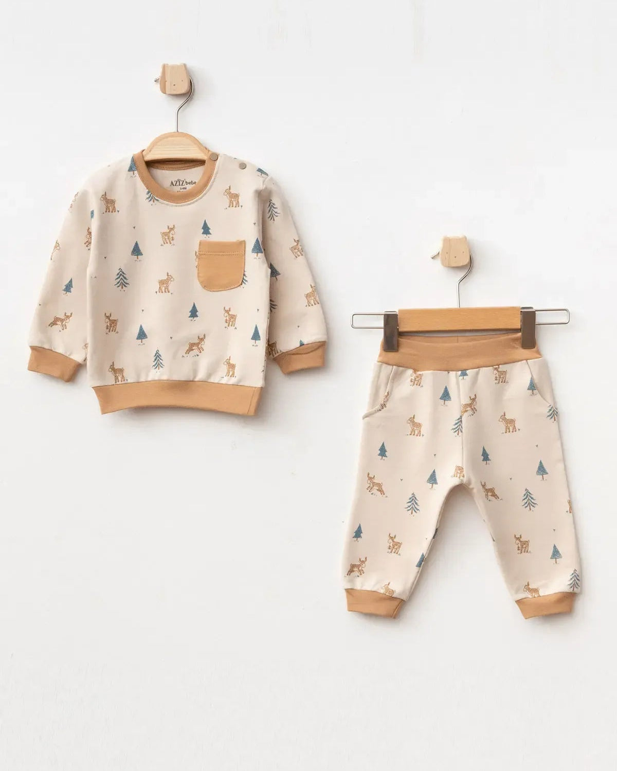 Little Fawn & Forest Dreams Two-Piece Cotton Set