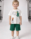 Dragon Graphic Summer Shorts Set ( 2-7 years)